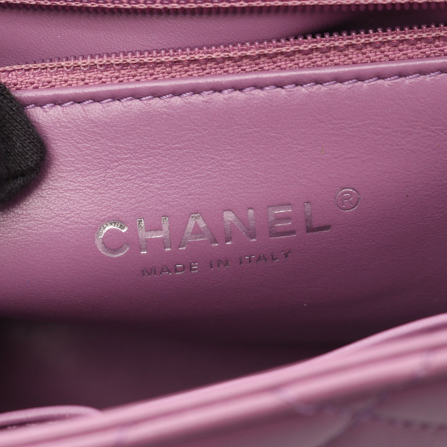 CCフィリグリー マトラッセ パープル金具 チェーンショルダーバッグ レザー パープル シャネル バッグ CHANEL