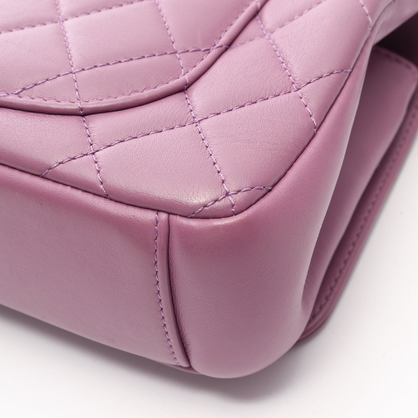 CCフィリグリー マトラッセ パープル金具 チェーンショルダーバッグ レザー パープル シャネル バッグ CHANEL