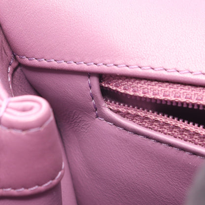 CCフィリグリー マトラッセ パープル金具 チェーンショルダーバッグ レザー パープル シャネル バッグ CHANEL