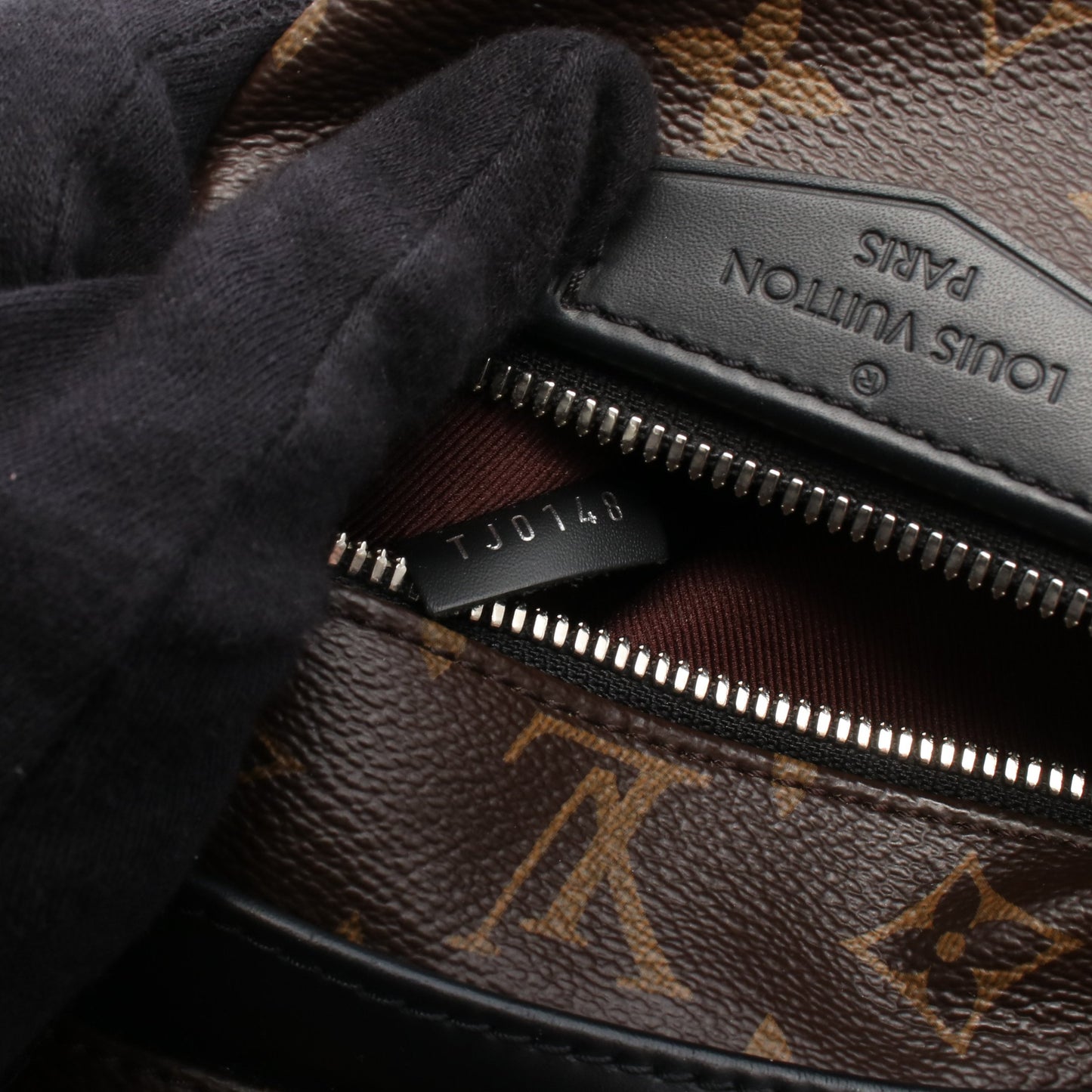 ジョッシュ モノグラムマカサー バックパック リュックサック PVC レザー ブラウン ブラック ルイヴィトン バッグ LOUIS VUITTON