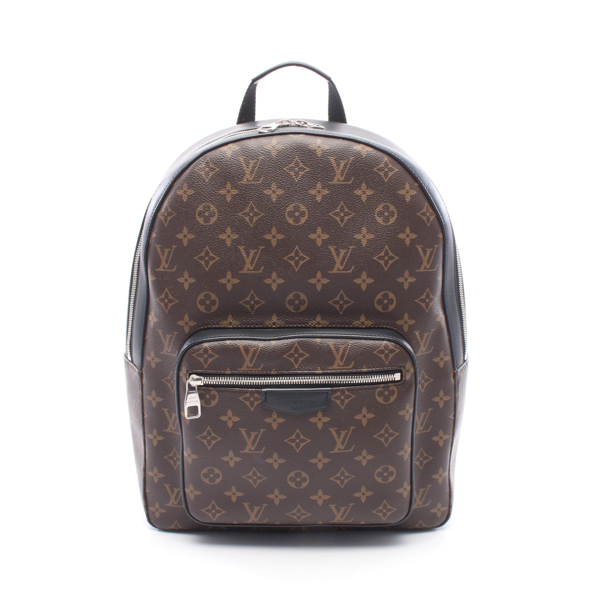 ジョッシュ モノグラムマカサー バックパック リュックサック PVC レザー ブラウン ブラック ルイヴィトン バッグ LOUIS VUITTON