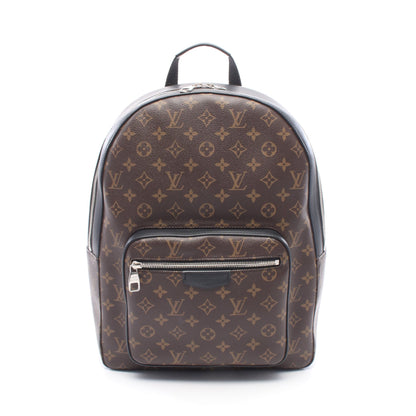 ジョッシュ モノグラムマカサー バックパック リュックサック PVC レザー ブラウン ブラック ルイヴィトン バッグ LOUIS VUITTON
