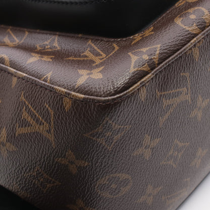 ジョッシュ モノグラムマカサー バックパック リュックサック PVC レザー ブラウン ブラック ルイヴィトン バッグ LOUIS VUITTON