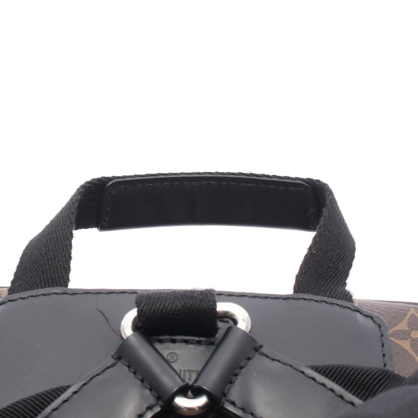 ジョッシュ モノグラムマカサー バックパック リュックサック PVC レザー ブラウン ブラック ルイヴィトン バッグ LOUIS VUITTON