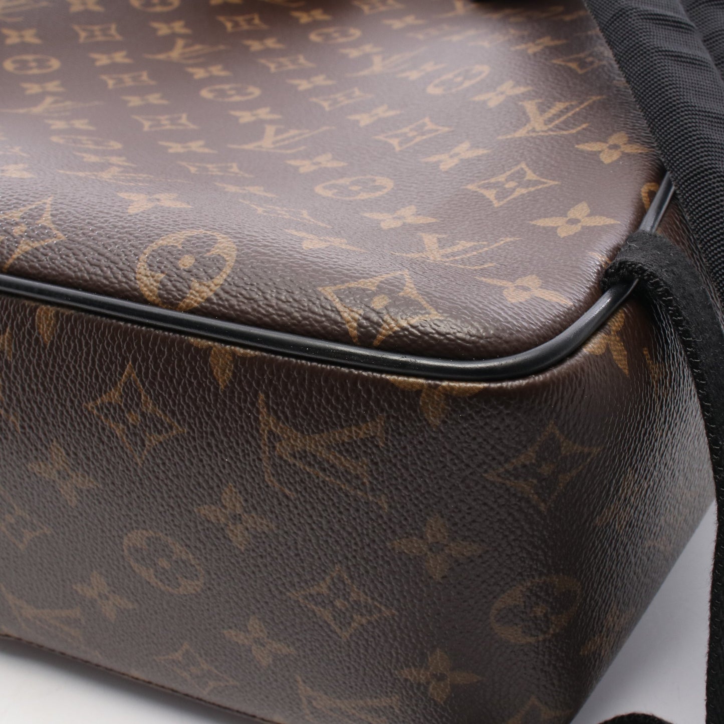 ジョッシュ モノグラムマカサー バックパック リュックサック PVC レザー ブラウン ブラック ルイヴィトン バッグ LOUIS VUITTON