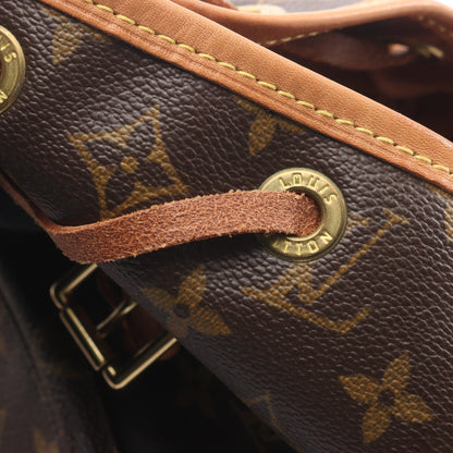 モンスリMM モノグラム バックパック リュックサック PVC レザー ブラウン ルイヴィトン バッグ LOUIS VUITTON