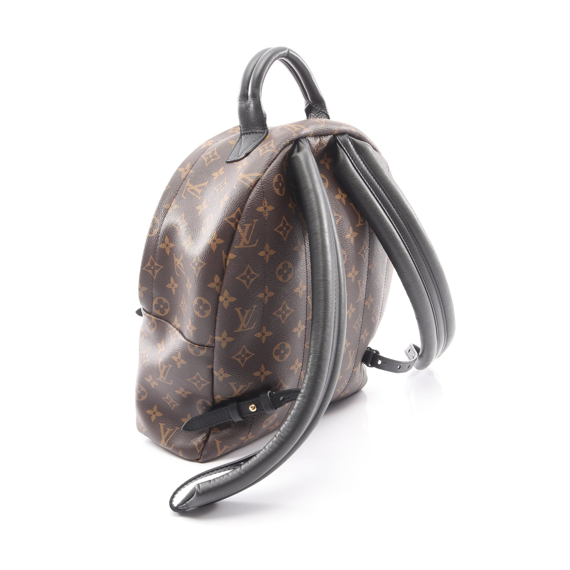 パームスプリングス バックパックMM モノグラム リュックサック PVC レザー ブラウン ルイヴィトン バッグ LOUIS VUITTON