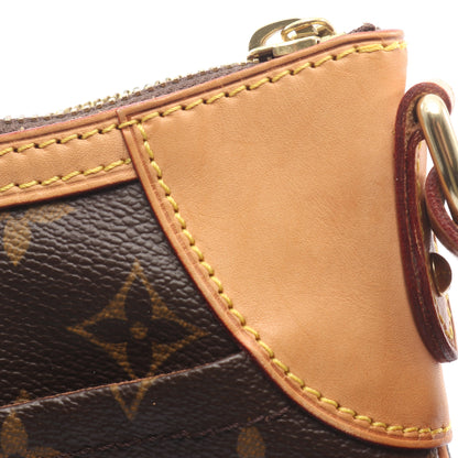 オデオンPM モノグラム ショルダーバッグ PVC レザー ブラウン ルイヴィトン バッグ LOUIS VUITTON