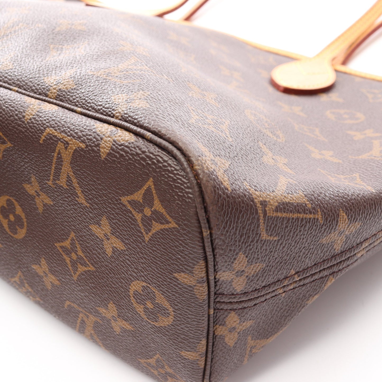 ネヴァーフルPM モノグラム ピヴォワンヌ ハンドバッグ トートバッグ PVC レザー ブラウン ルイヴィトン バッグ LOUIS VUITTON