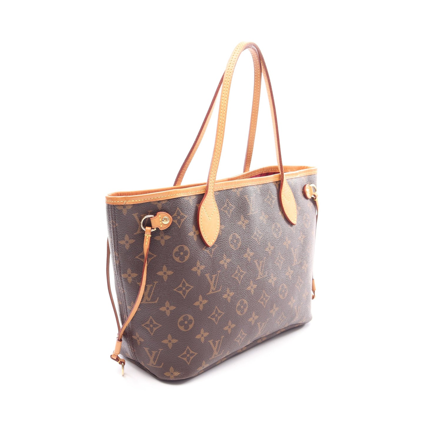 ネヴァーフルPM モノグラム ピヴォワンヌ ハンドバッグ トートバッグ PVC レザー ブラウン ルイヴィトン バッグ LOUIS VUITTON