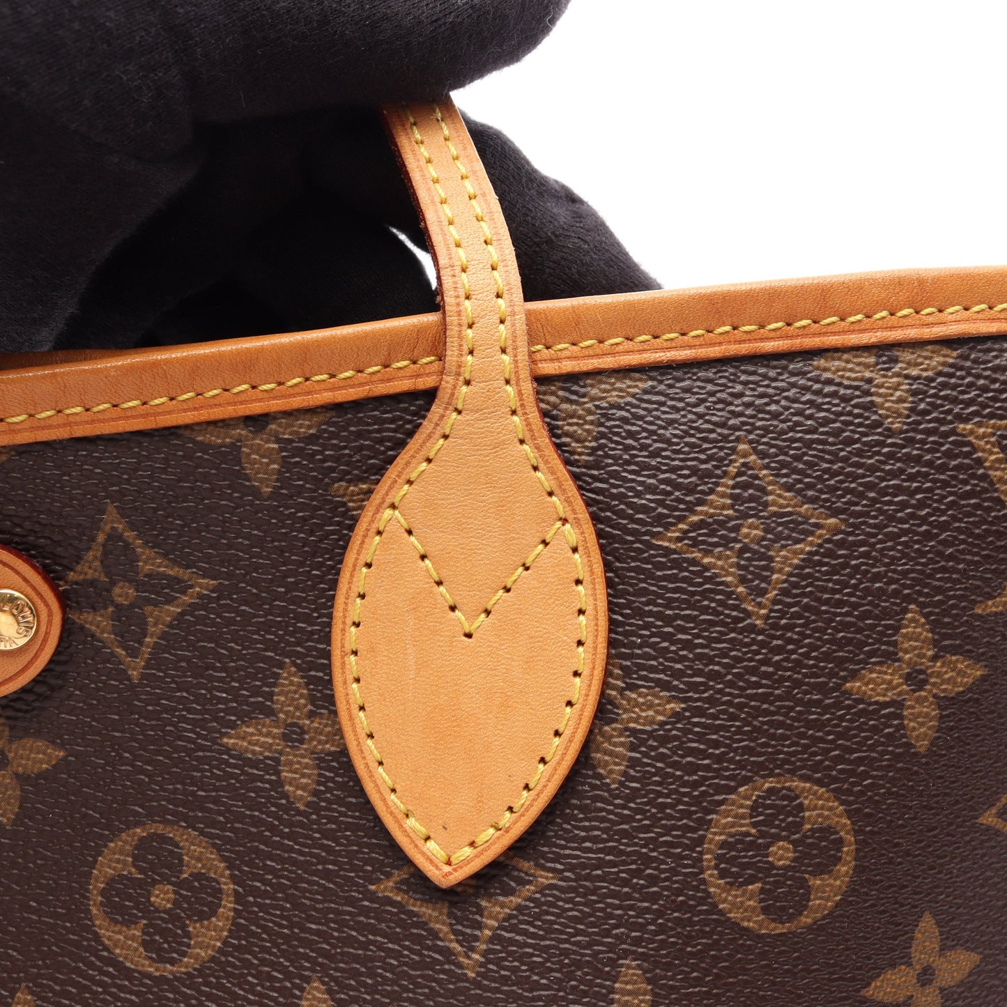 ネヴァーフルPM モノグラム ピヴォワンヌ ハンドバッグ トートバッグ PVC レザー ブラウン ルイヴィトン バッグ LOUIS VUITTON