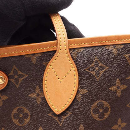 ネヴァーフルPM モノグラム ピヴォワンヌ ハンドバッグ トートバッグ PVC レザー ブラウン ルイヴィトン バッグ LOUIS VUITTON
