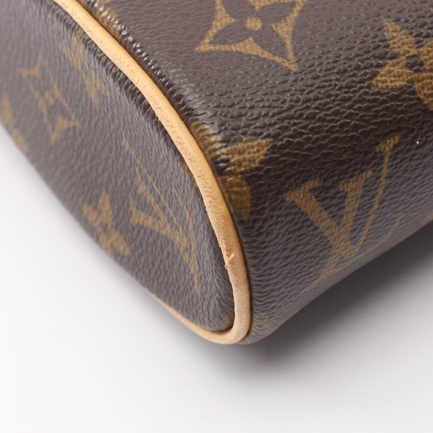 ソナチネ モノグラム ハンドバッグ PVC レザー ブラウン ルイヴィトン バッグ LOUIS VUITTON