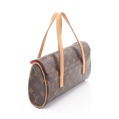 ソナチネ モノグラム ハンドバッグ PVC レザー ブラウン ルイヴィトン バッグ LOUIS VUITTON