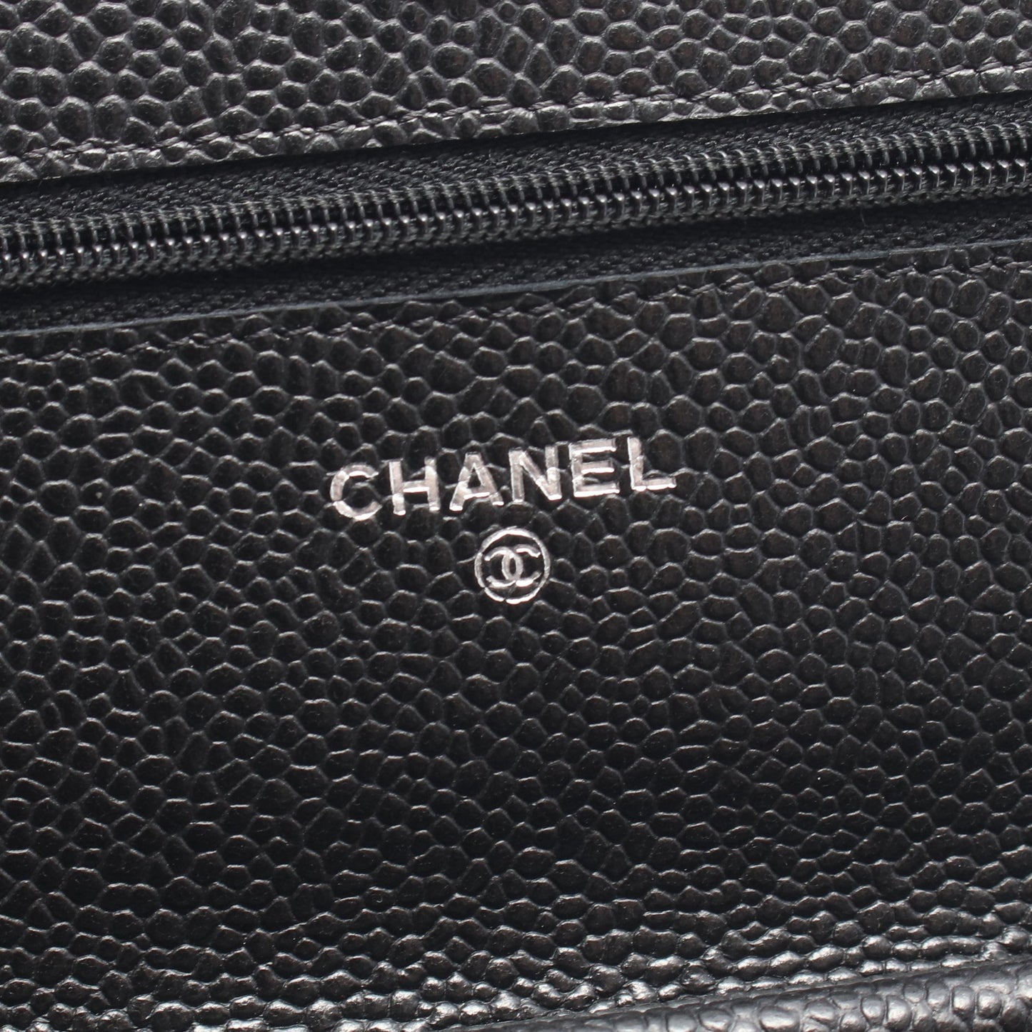 マトラッセ チェーンウォレット キャビアスキン ブラック シルバー金具 シャネル バッグ CHANEL