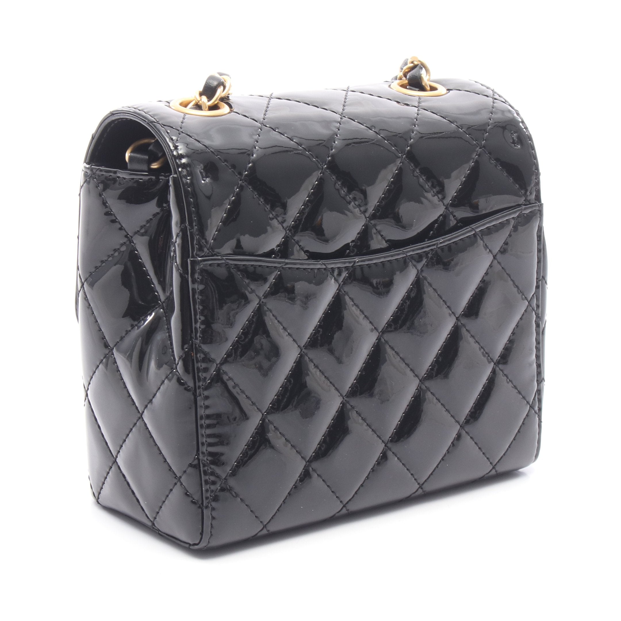 Y*A様 最大値下げCHANELエナメルバッグチェーンバッマトラッセ ハンドバッ CHANEL（シャネル） チェーンショルダーバッグ ミニマトラッセ