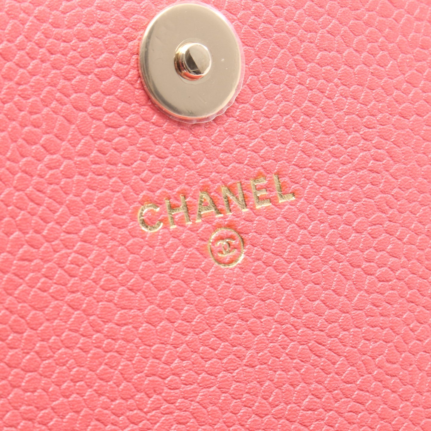 マトラッセ チェーンウォレット キャビアスキン ピンク ゴールド金具 シャネル バッグ CHANEL