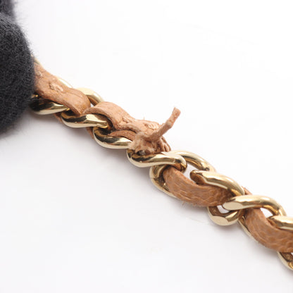 マトラッセ チェーンウォレット キャビアスキン ライトブラウン ゴールド金具 シャネル バッグ CHANEL