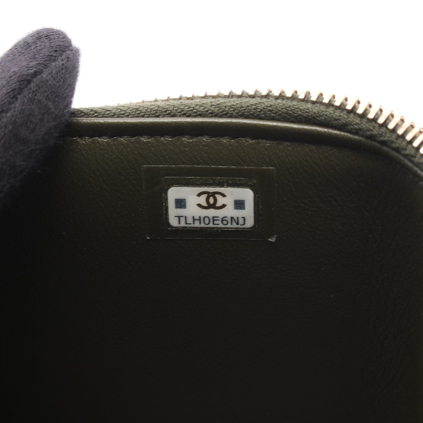 マトラッセ バニティ チェーンショルダーバッグ ラムスキン カーキグリーン ゴールド金具 シャネル バッグ CHANEL