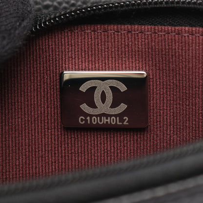 マトラッセ チェーンウォレット キャビアスキン ブラック シルバー金具 シャネル バッグ CHANEL
