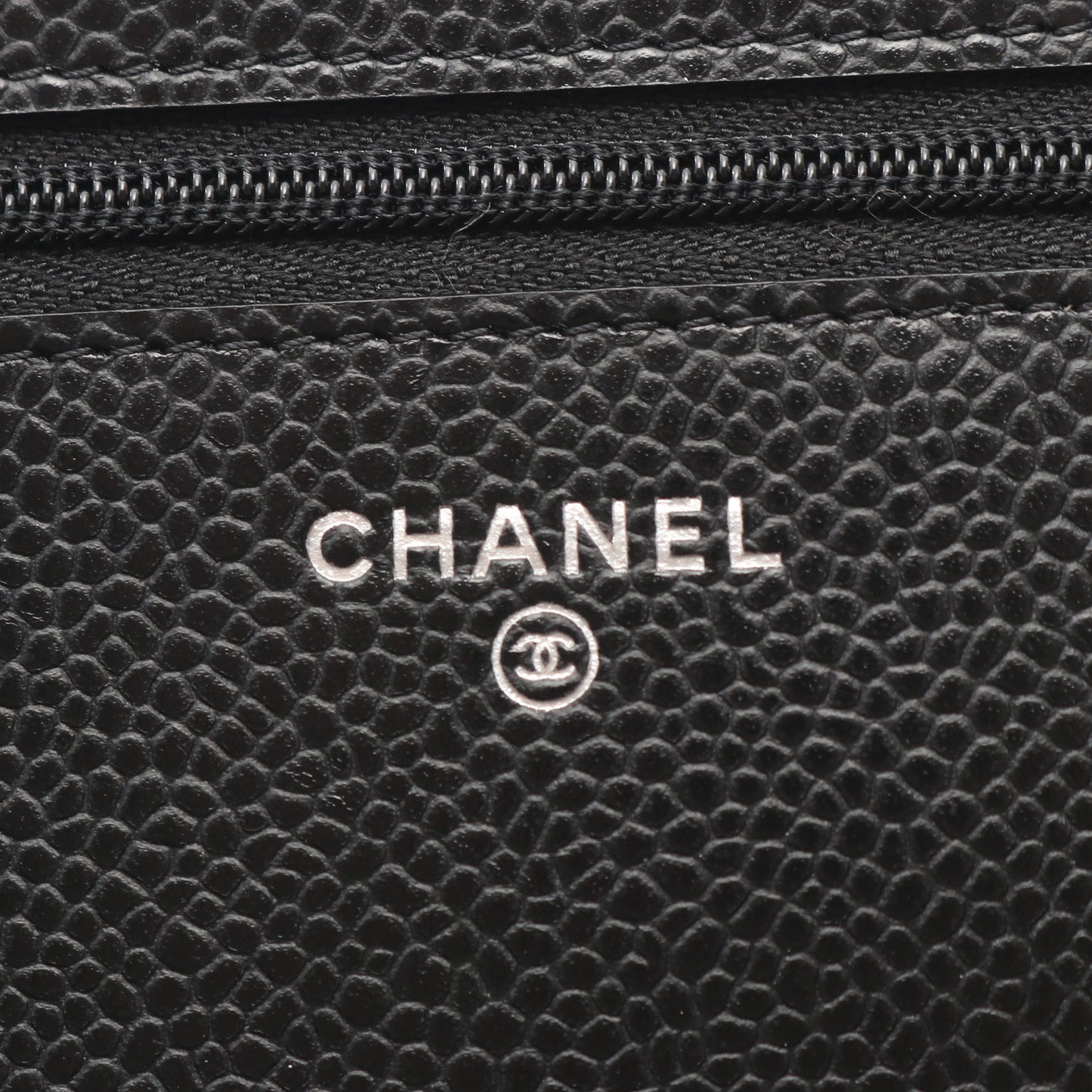 マトラッセ チェーンウォレット キャビアスキン ブラック シルバー金具 シャネル バッグ CHANEL