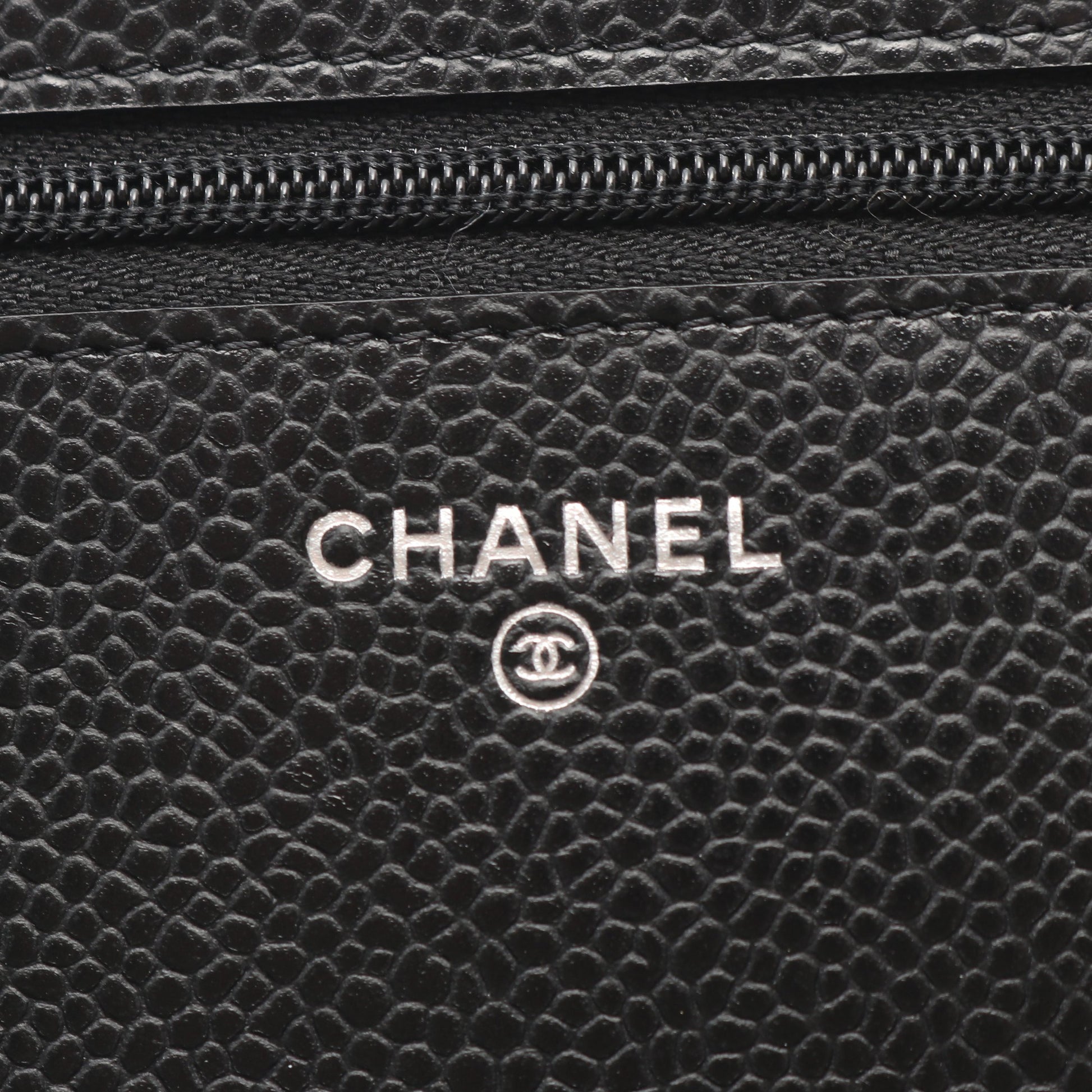 マトラッセ チェーンウォレット キャビアスキン ブラック シルバー金具 シャネル バッグ CHANEL