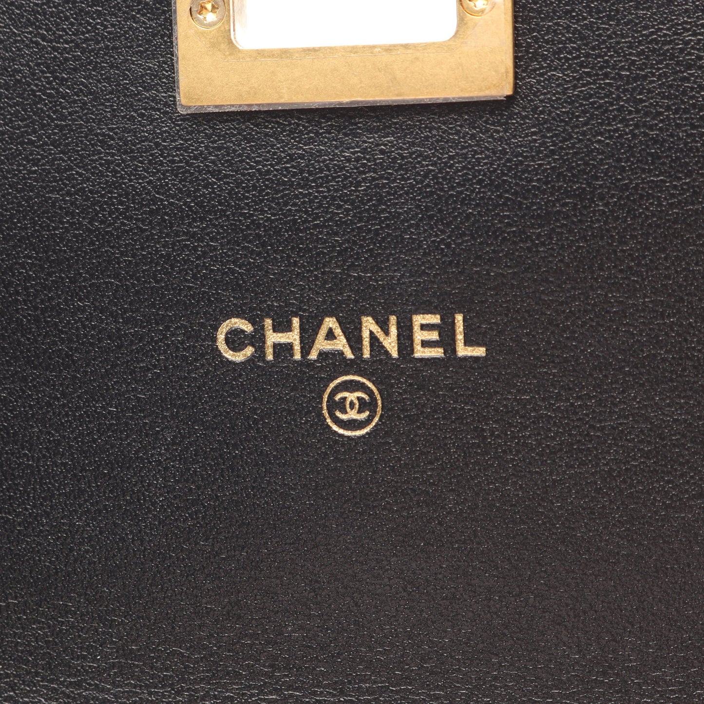 2.55 マトラッセ ミニ チェーンウォレット エイジドカーフスキン ブラック ゴールド金具 シャネル バッグ CHANEL