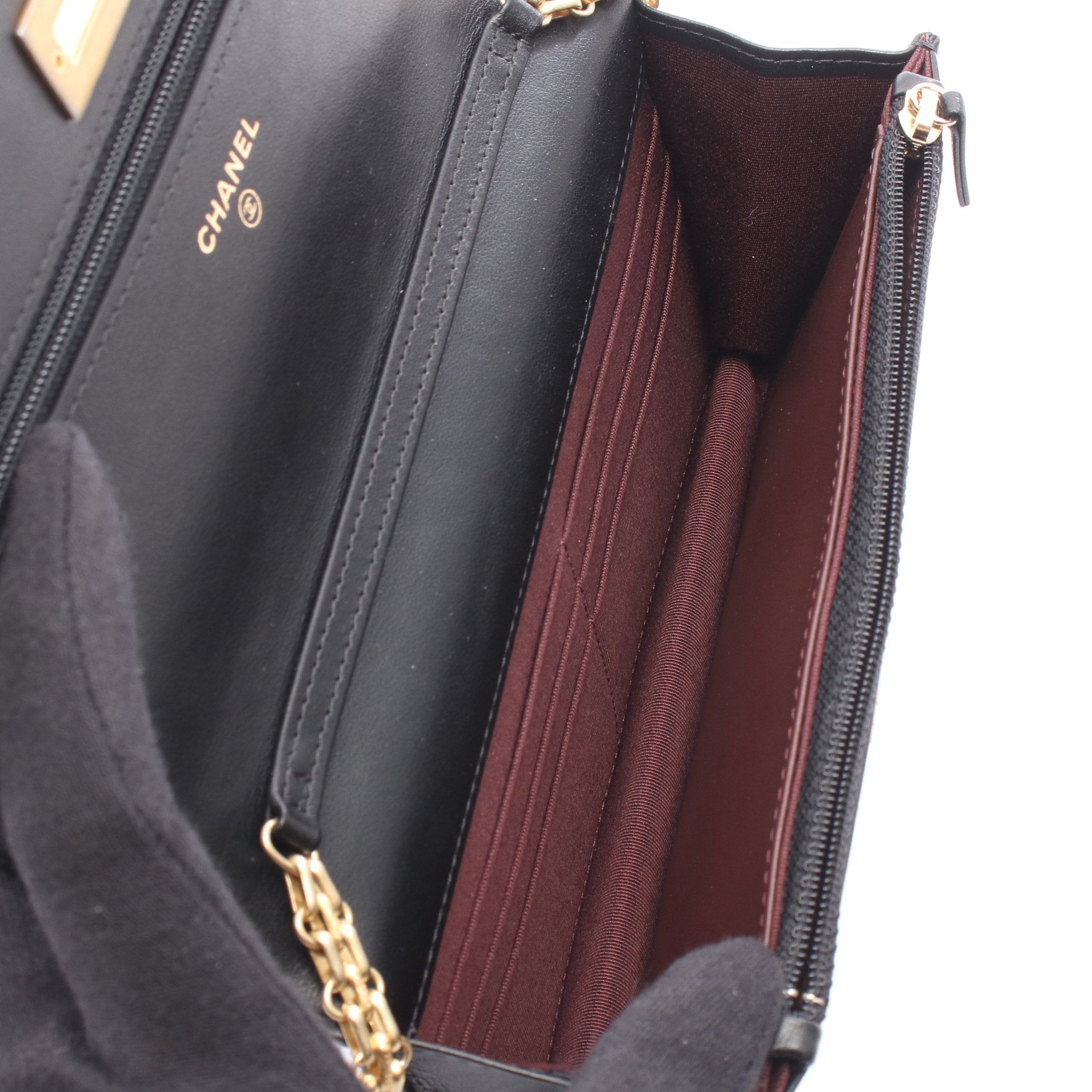 新品同様 シャネル CHANEL 2.55 マトラッセ チェーン ショルダー バッグ レザー ブラック A37586 ゴールド 金具 90279135 CHANEL - 新品同様 シャネル CHANEL 2.55 マトラッセ チェーン
