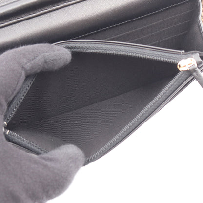 マトラッセ エジプトチャーム チェーンウォレット ラムスキン ブラック ゴールド金具 シャネル バッグ CHANEL
