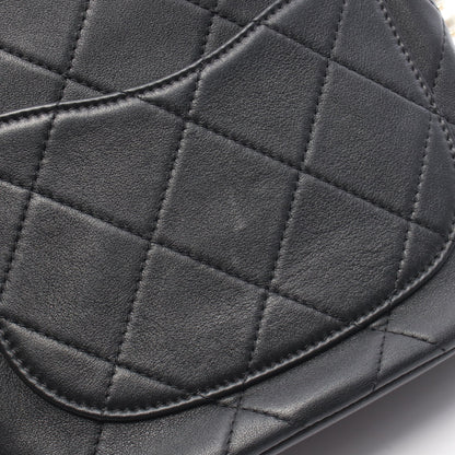 マトラッセ フェイクパール ショルダーバッグ ショルダーバッグ レザー ブラック ゴールド金具 シャネル バッグ CHANEL