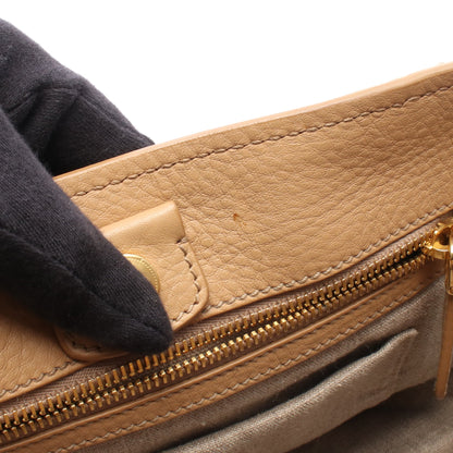 2WAY ハンドバッグ トートバッグ レザー ベージュ ミュウミュウ バッグ miu miu