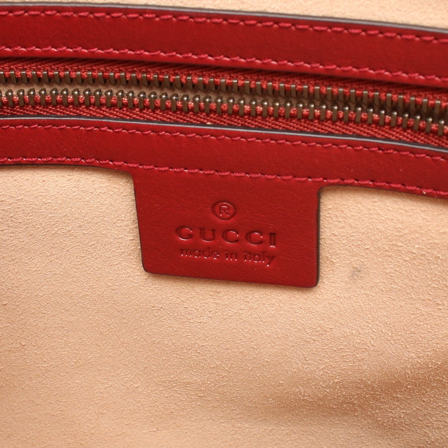 GGマーモント チェーンショルダーバッグ チェーントートバッグ レザー レッド グッチ バッグ GUCCI