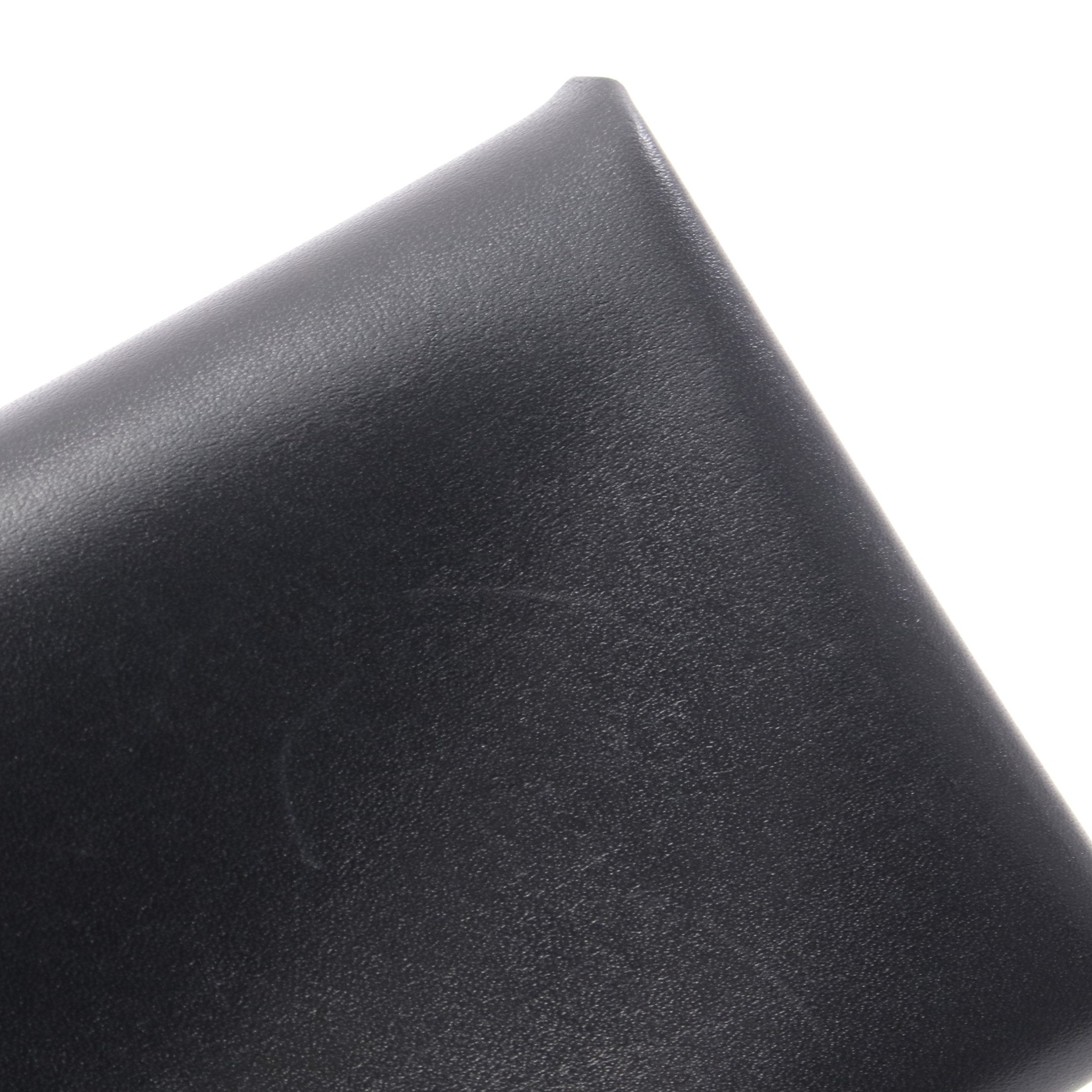 カルヴィデュオ コインケース ボックスカーフ ブラック シルバー金具 B