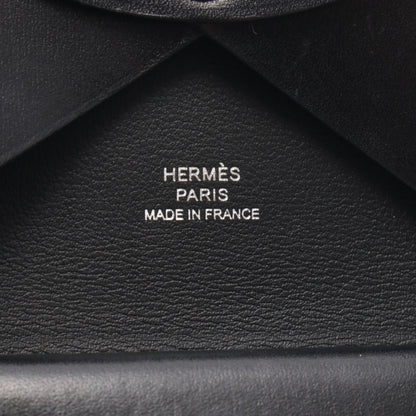 カルヴィデュオ コインケース ボックスカーフ ブラック シルバー金具 B刻印 エルメス 財布・小物 HERMES