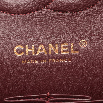 マトラッセ Wフラップ Wチェーンショルダーバッグ キャビアスキン ブラック ゴールド金具 シャネル バッグ CHANEL