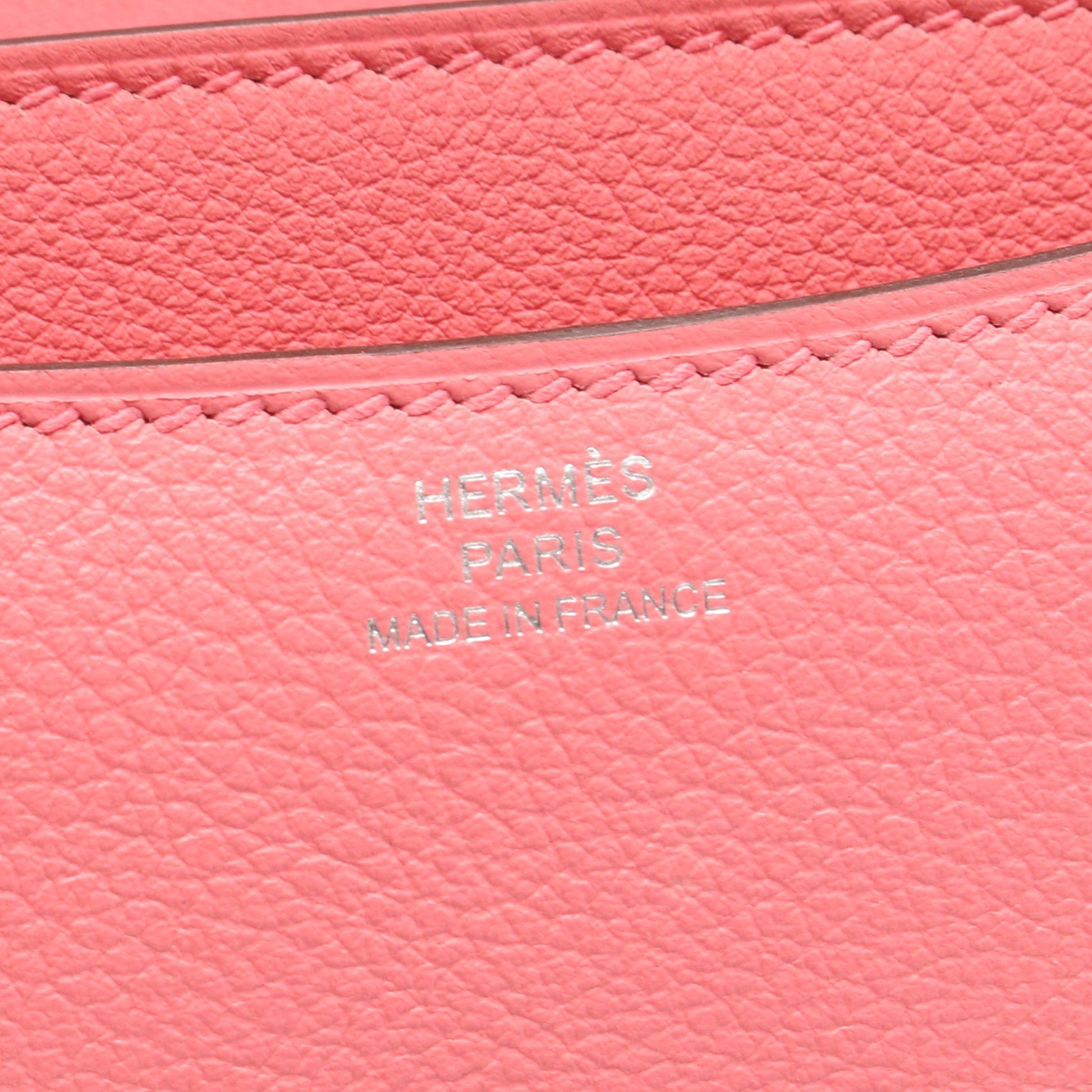 コンスタンス3 ミニ ローズエテ ショルダーバッグ エバーカラー ピンク シルバー金具 Y刻印 エルメス バッグ HERMES