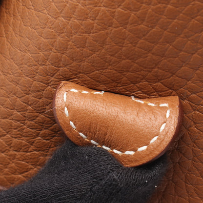 エヴリンTPM ゴールド ショルダーバッグ トリヨンクレマンス ブラウン シルバー金具 G刻印 エルメス バッグ HERMES