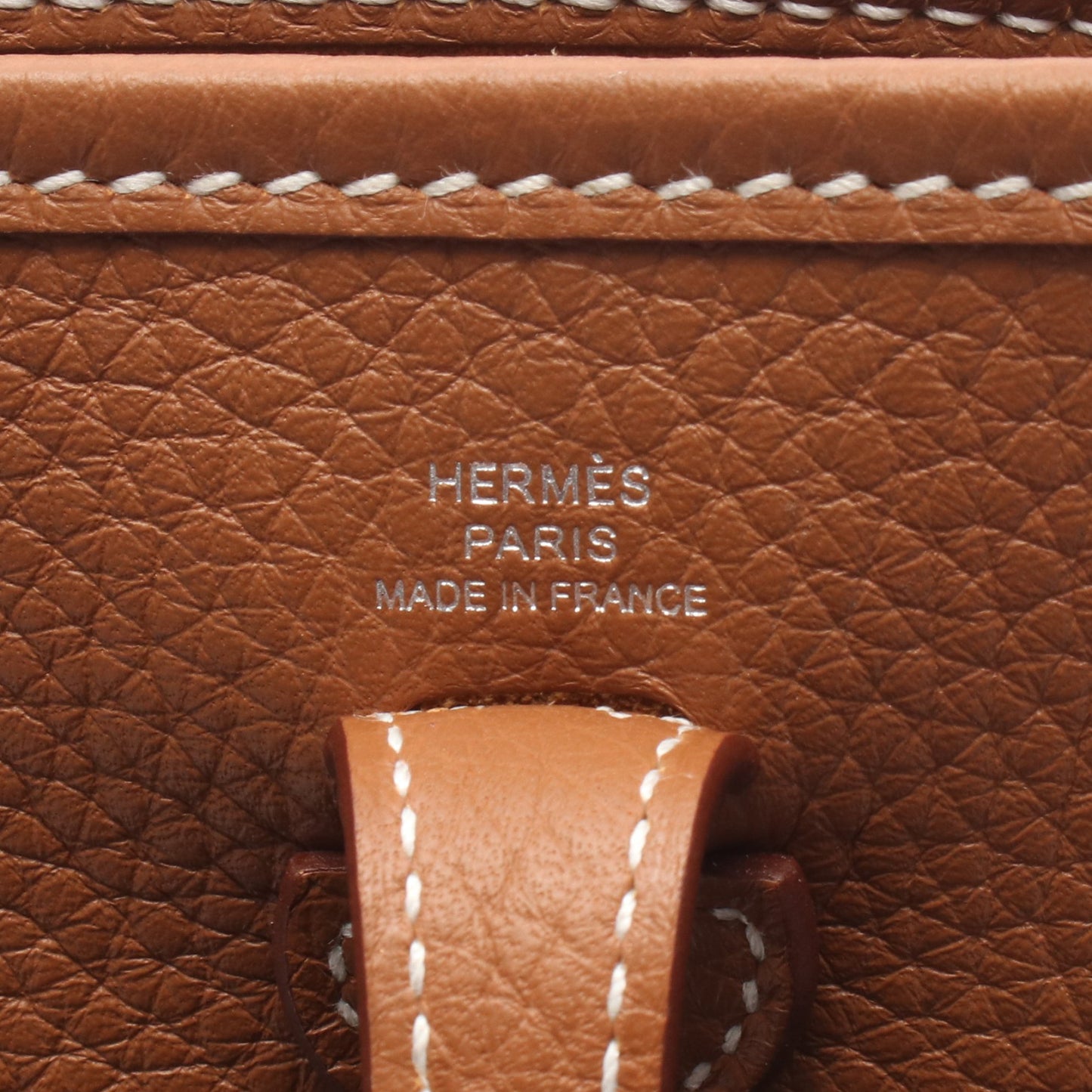 エヴリンTPM ゴールド ショルダーバッグ トリヨンクレマンス ブラウン シルバー金具 G刻印 エルメス バッグ HERMES