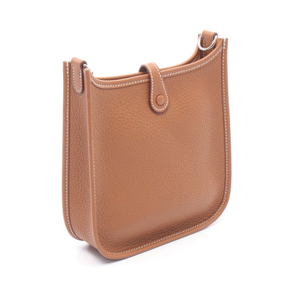 エヴリンTPM ゴールド ショルダーバッグ トリヨンクレマンス ブラウン シルバー金具 G刻印 エルメス バッグ HERMES