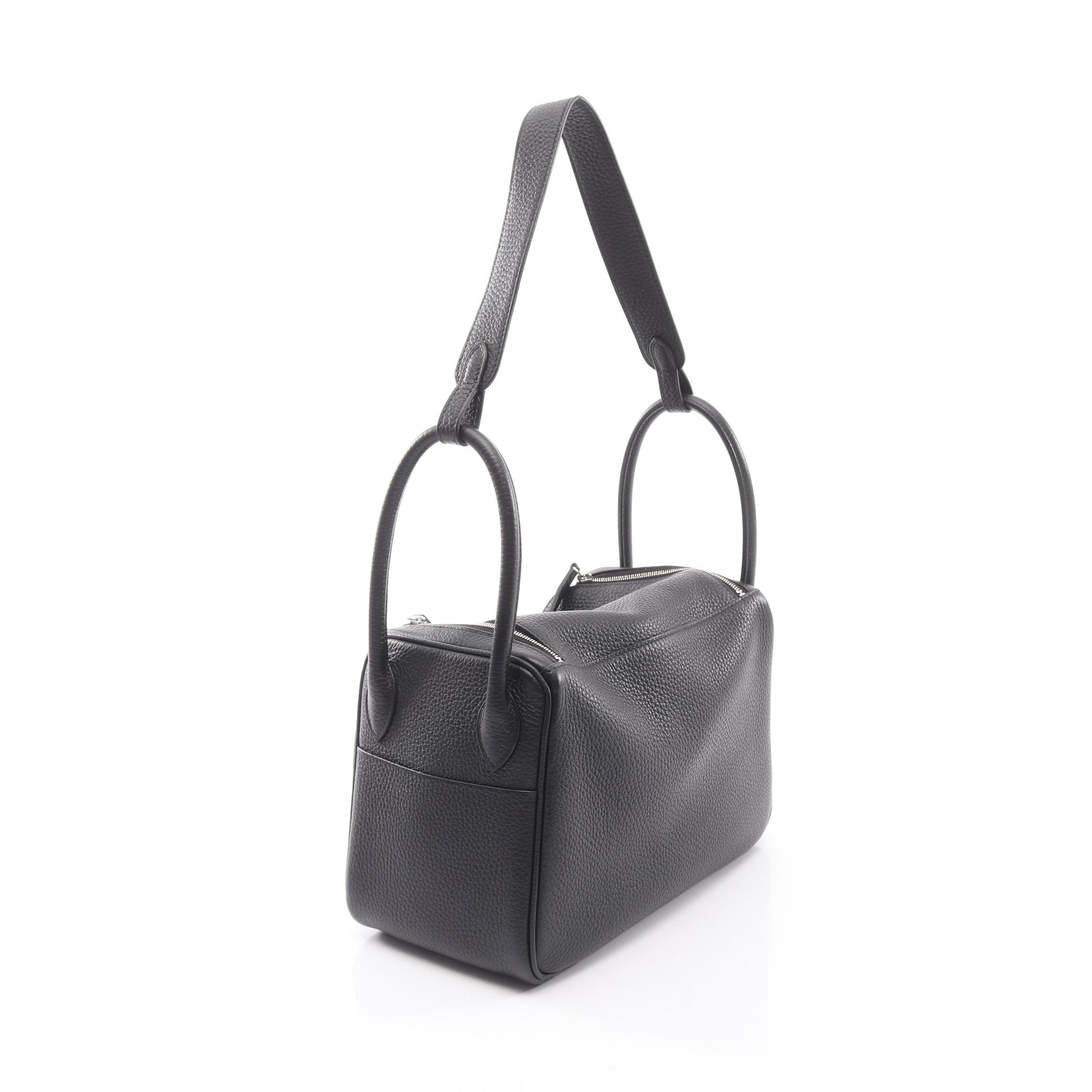 リンディ26 ショルダーバッグ トリヨンクレマンス ブラック シルバー金具 B刻印 エルメス バッグ HERMES
