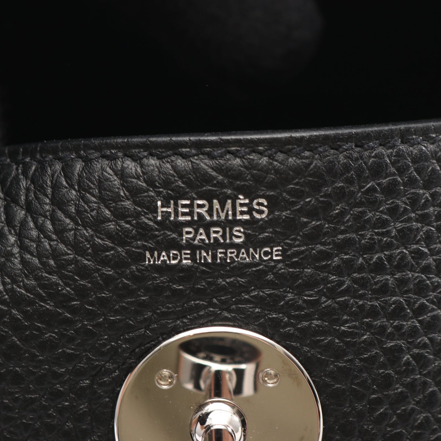リンディ26 ショルダーバッグ トリヨンクレマンス ブラック シルバー金具 B刻印 エルメス バッグ HERMES