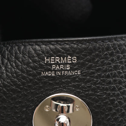 リンディ26 ショルダーバッグ トリヨンクレマンス ブラック シルバー金具 B刻印 エルメス バッグ HERMES