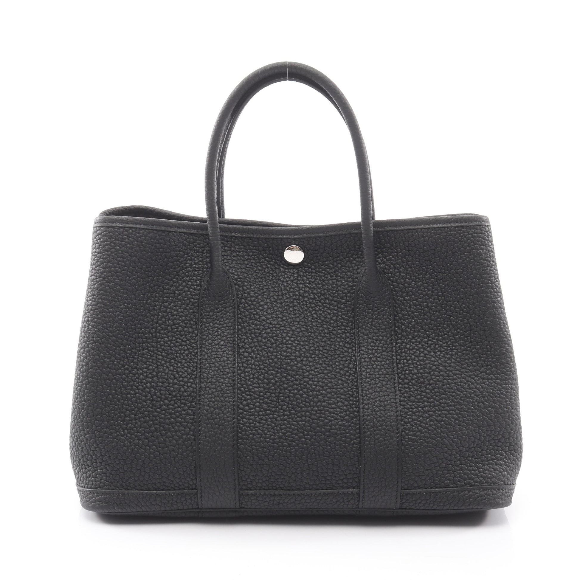 ガーデンパーティTPM ハンドバッグ トートバッグ ネゴンダ ブラック シルバー金具 G刻印 エルメス バッグ HERMES