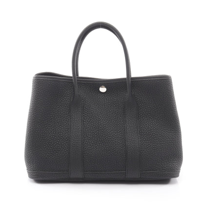 ガーデンパーティTPM ハンドバッグ トートバッグ ネゴンダ ブラック シルバー金具 G刻印 エルメス バッグ HERMES
