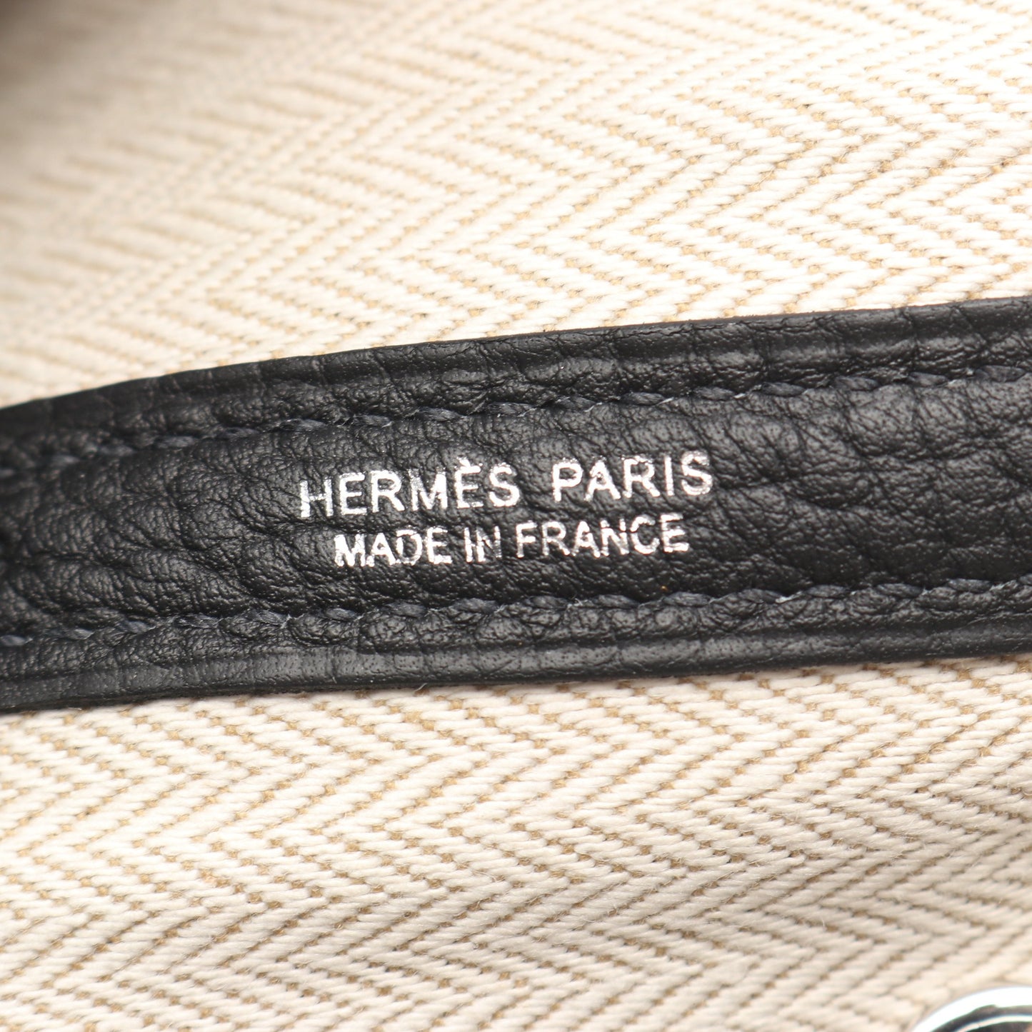 ガーデンパーティTPM ハンドバッグ トートバッグ ネゴンダ ブラック シルバー金具 G刻印 エルメス バッグ HERMES