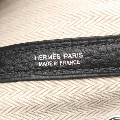 ガーデンパーティTPM ハンドバッグ トートバッグ ネゴンダ ブラック シルバー金具 G刻印 エルメス バッグ HERMES