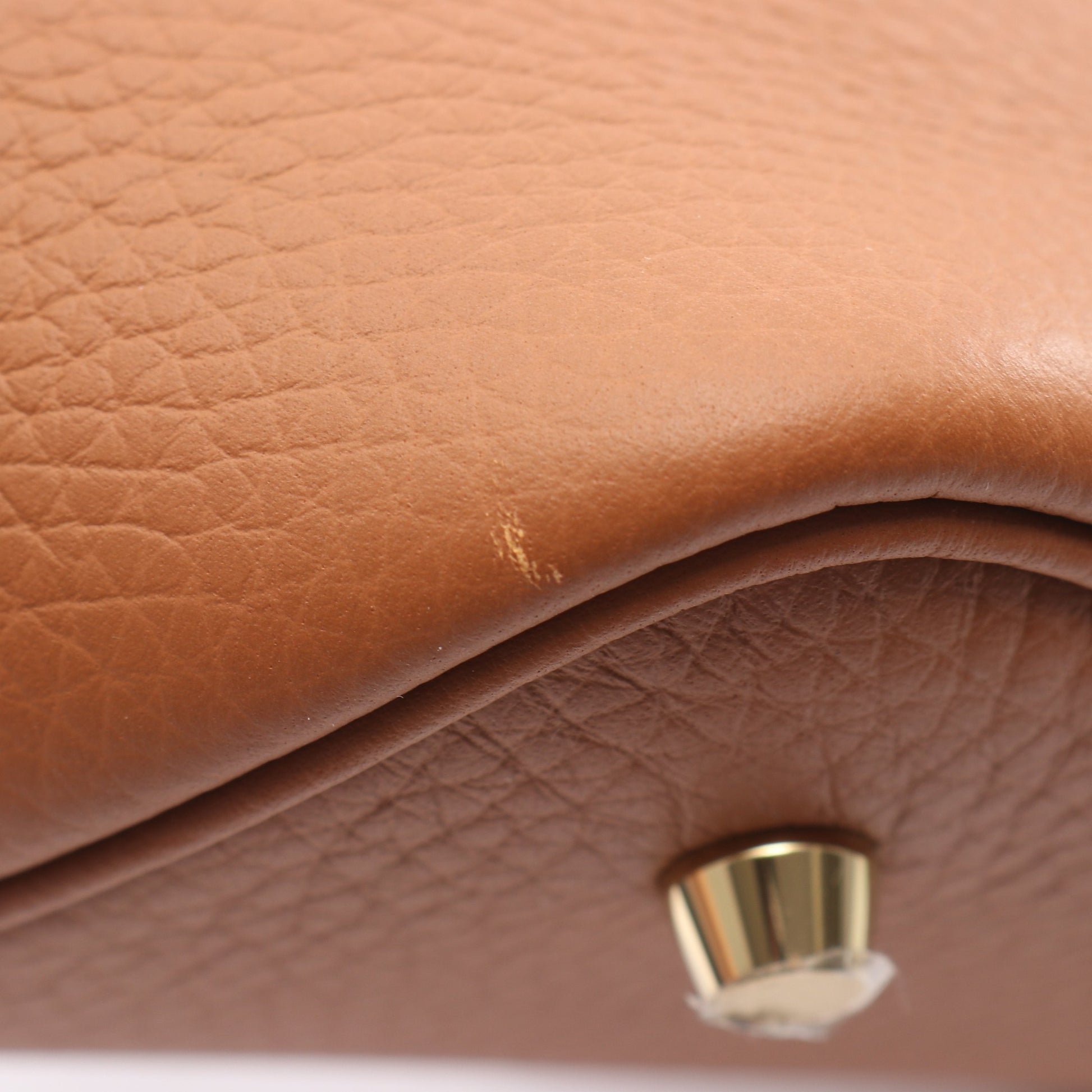 ピコタンロックMM ゴールド ハンドバッグ トリヨンクレマンス ブラウン ゴールド金具 K刻印 エルメス バッグ HERMES