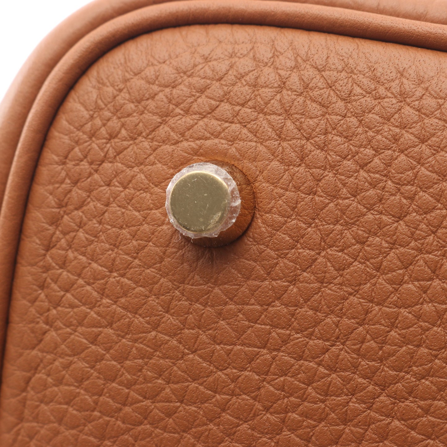 ピコタンロックMM ゴールド ハンドバッグ トリヨンクレマンス ブラウン ゴールド金具 K刻印 エルメス バッグ HERMES