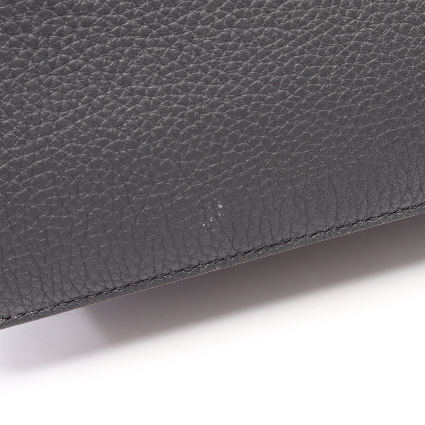 ピーカブー ISeeU スモール 2WAY ハンドバッグ レザー グレー ダークブラウン フェンディ バッグ FENDI