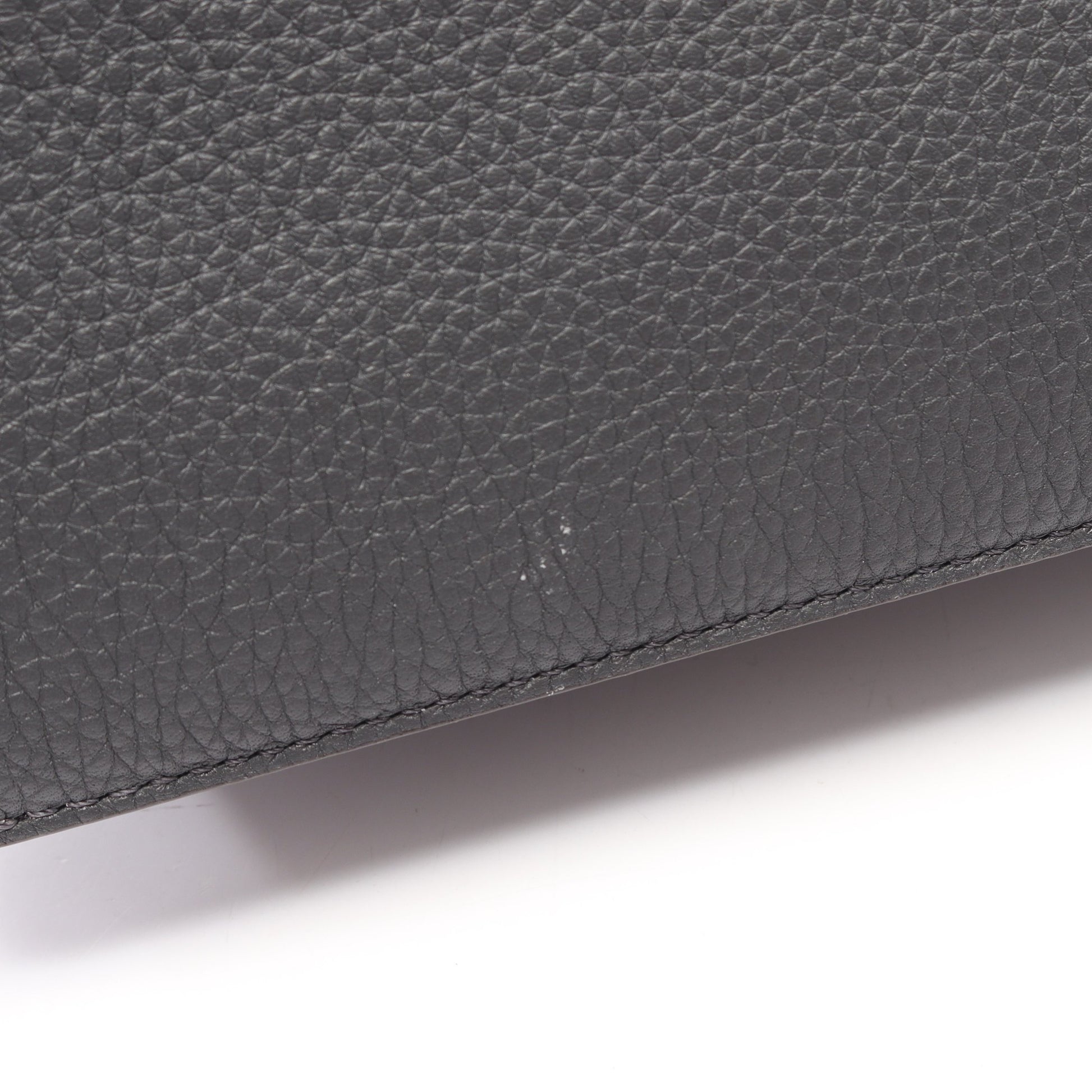 ピーカブー ISeeU スモール 2WAY ハンドバッグ レザー グレー ダークブラウン フェンディ バッグ FENDI